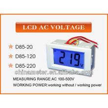 D85-20 LCD AC Voltage Panel Meter